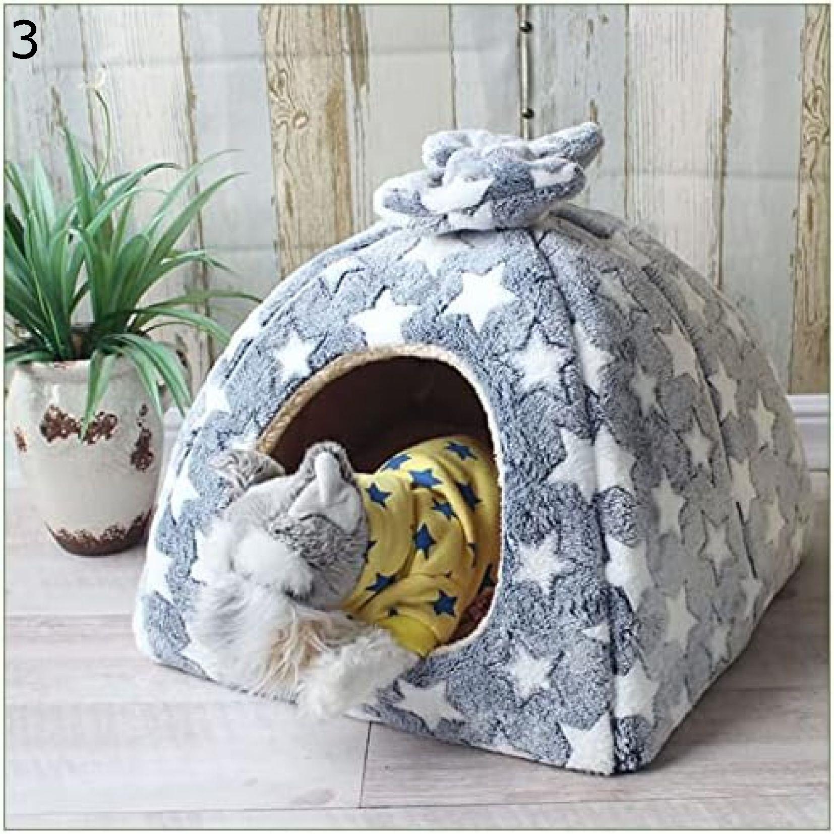 ペットベッド 猫 小型犬 夏 オールシーズン ドーム型 2WAY ソフペット ペットグッズ 犬用品 ベッド マット 寝具 その他ペットベッド 猫 小型犬 夏 オールシ犬用品 ベッド マット 寝具 その