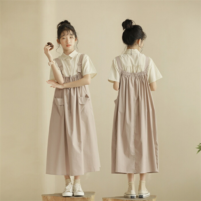 キッズ セットアップ 女の子 夏 綿 ２点セット 150 親子 韓国子供服 トップス スカート カジュアル ナチュラル 可愛い 韓国 子供 服 おしゃれ 幼稚園 小学生 中学生 通園 通学 大キッズ 