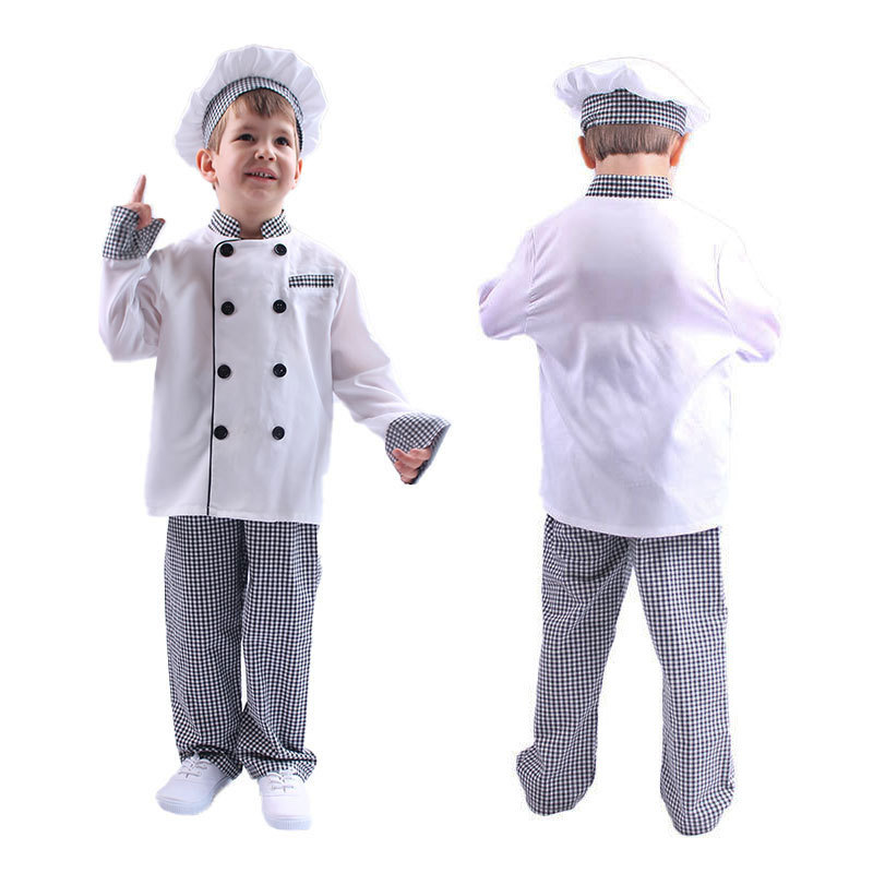 ハロウィン シェフ コック 料理人 女の子 可愛い コスチューム キッズ 仮装 子供 男の子 子供用 小学生 パンツ ハロウィーン衣装 コスプレ パーティー イベント クリス 衣装ハロウィン シェフ 